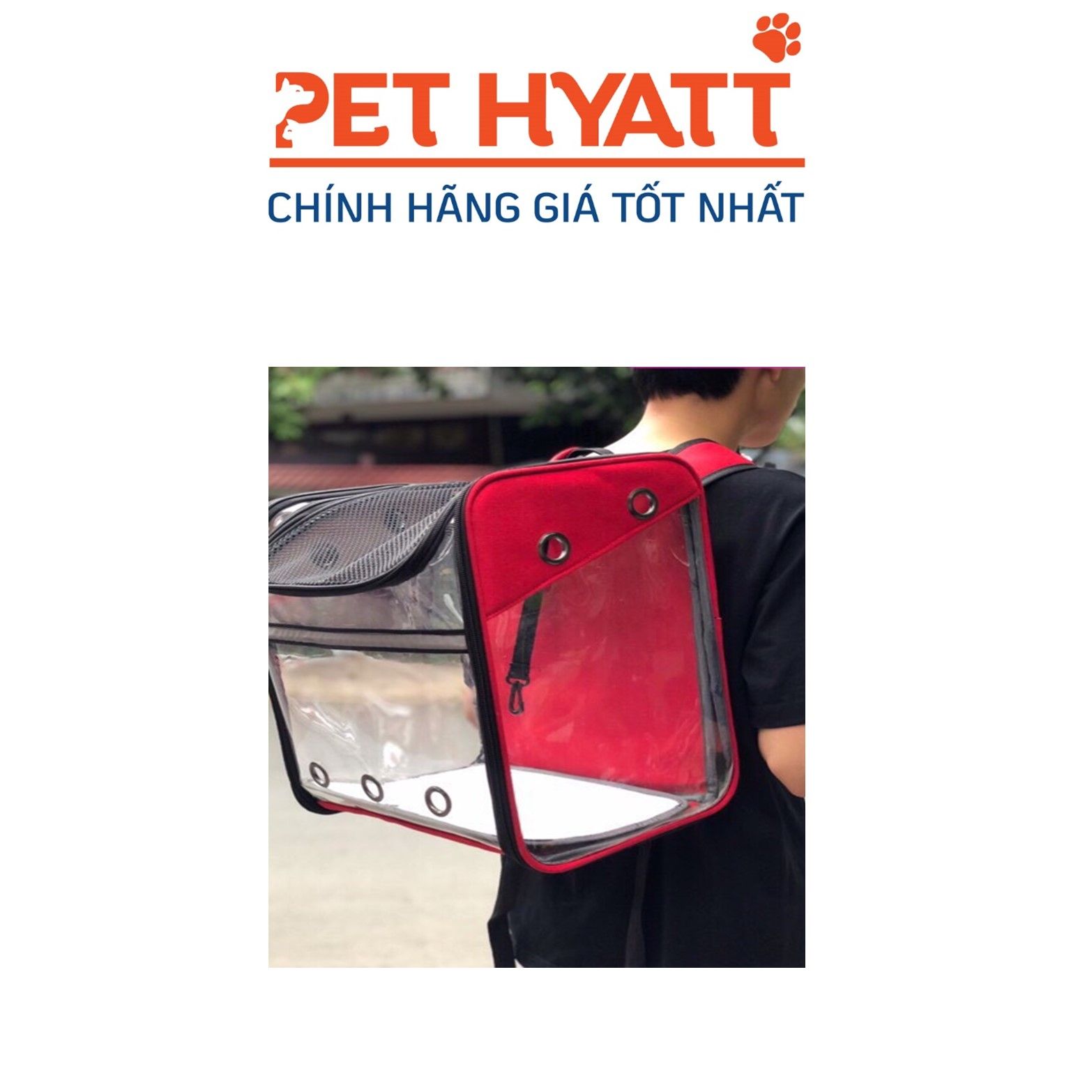 Balo Vuông Phi Hành Gia Cho Thú Cưng