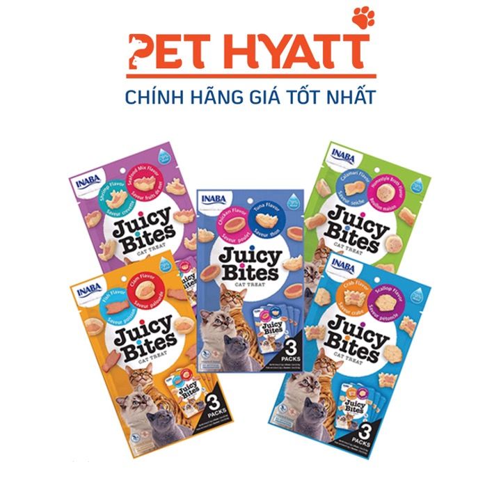 Bánh Thưởng Cho Mèo INABA Juicy Bites