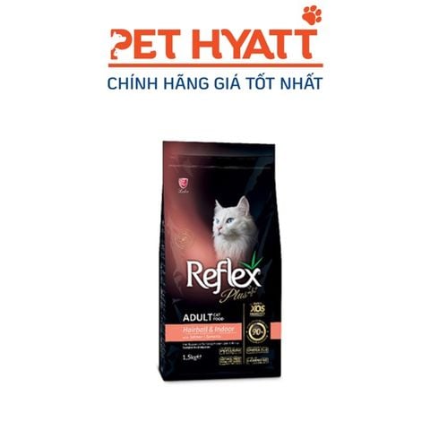  Hạt Cho Mèo Trưởng Thành Trị Búi Lông Vị Cá Hồi REFLEX Hairbal & Salmon 