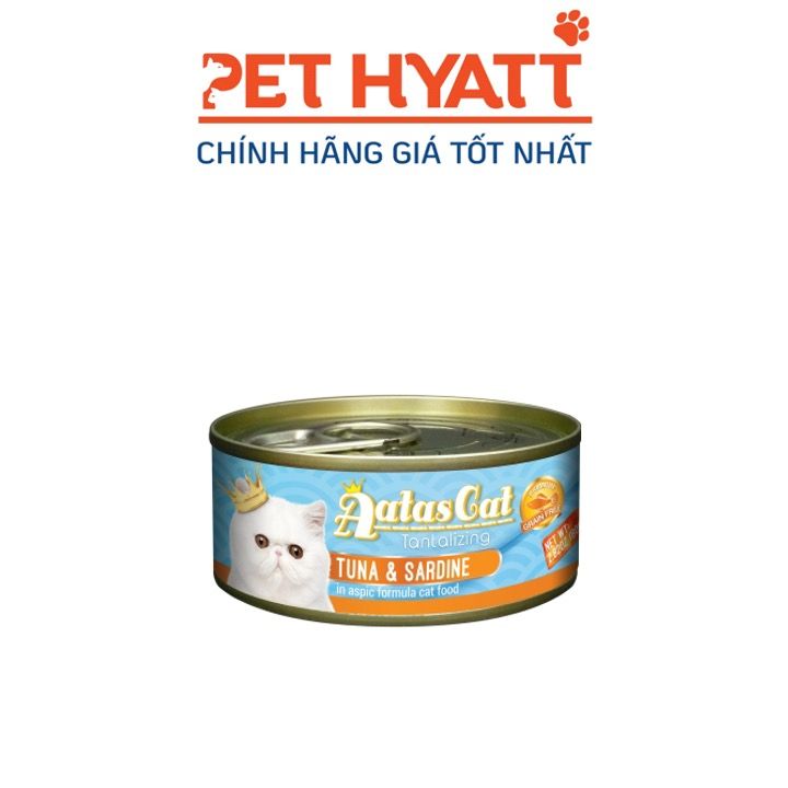 AATASCAT Tantalizing Pate Cho Mèo Vị Cá Ngừ & Cá Mòi - Tuna & Sardine