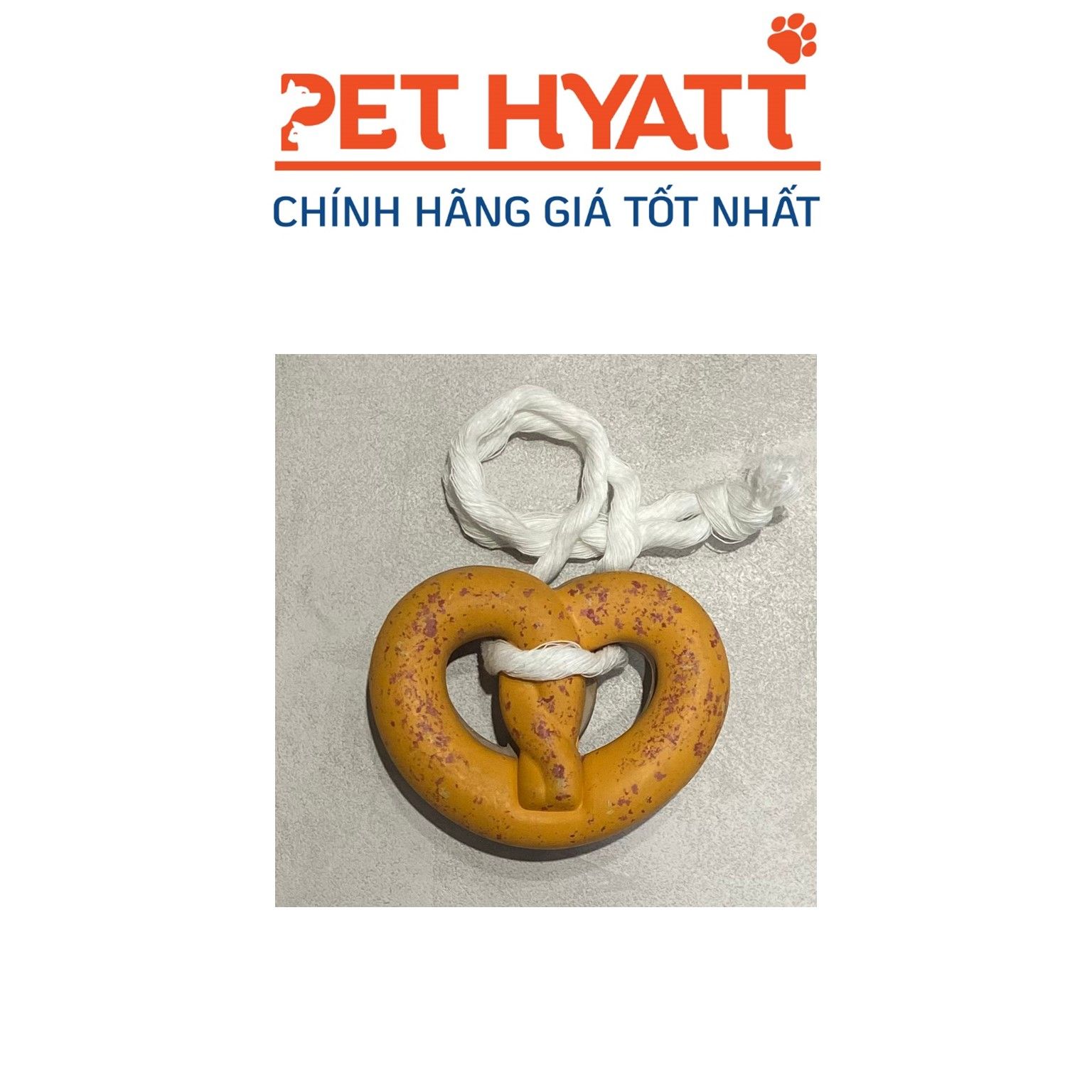 Đồ Chơi Cho Chó Mèo Hình Bánh Quy Có Dây TADO