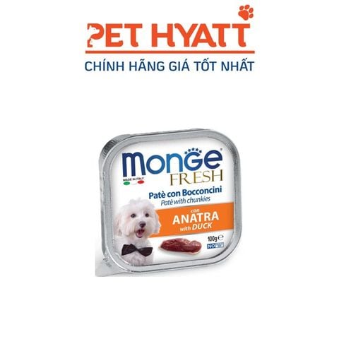  Pate Cho Chó Vị Vịt MONGE Duck 