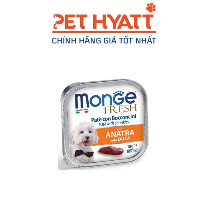 Pate Cho Chó Vị Vịt MONGE Duck