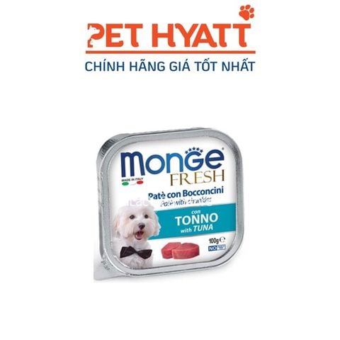  Pate Cho Chó Vị Cá Ngừ MONGE Tuna 