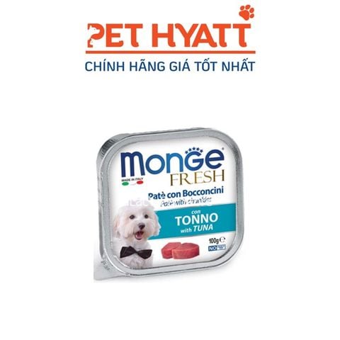  Pate Cho Chó Vị Cá Ngừ MONGE Tuna 