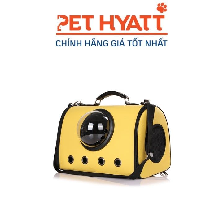 Túi Vận Chuyển & Balo Phi Hành Gia Bằng Da Cho Thú Cưng