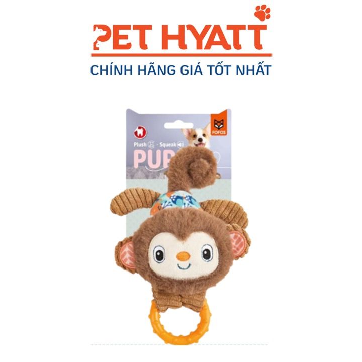 Đồ Chơi Nhai Gặm Hình Khỉ Bông FOFOS Cho Chó