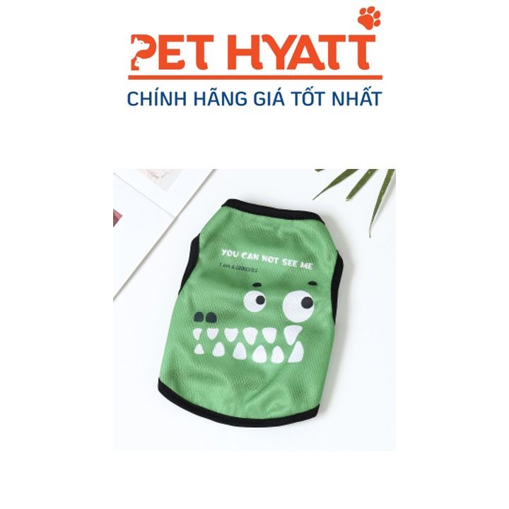 Áo Thun Sát Nách Hình Con Vật Cho Thú Cưng