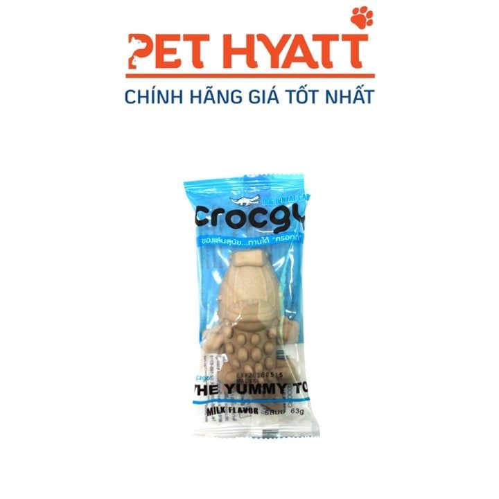 Xương Gặm Cá Sấu CROCRY Vị Sữa