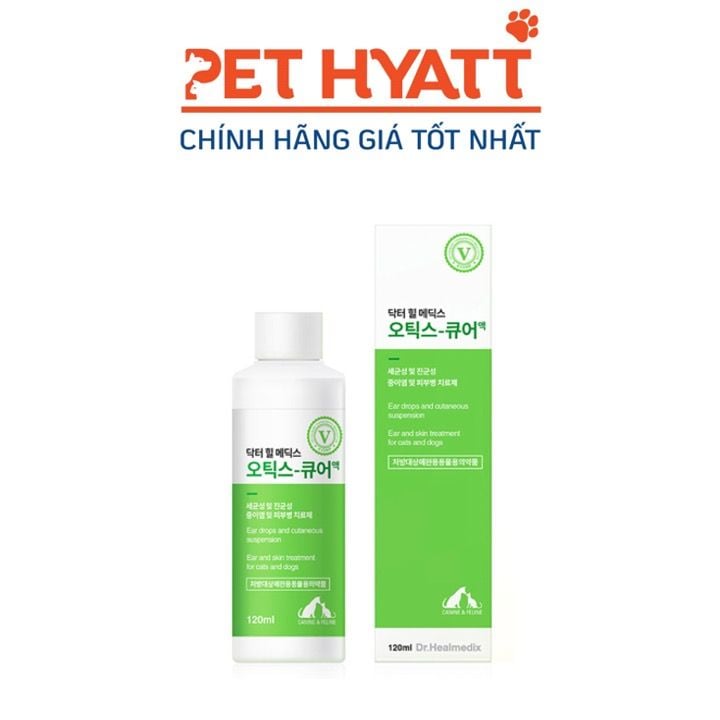 Thuốc Nhỏ Điều Trị Viêm Tai Dr.Healmedix Otix-Qure Cho Thú Cưng (Chai Chiết)