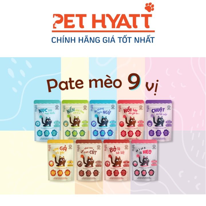 Pate Tươi Cho Mèo GOOGAGA Nhiều Vị