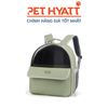 Balo Vận Chuyển Đơn Giản Nửa Mặt Kính Nửa Vải Cho Thú Cưng