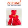 Đầm Tết Đỏ Đính Kèm Ngọc Bội Cho Thú Cưng