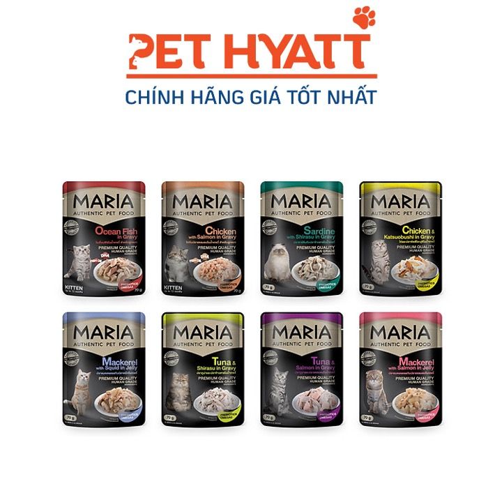 Pate Cho Mèo MARIA Nhiều Vị