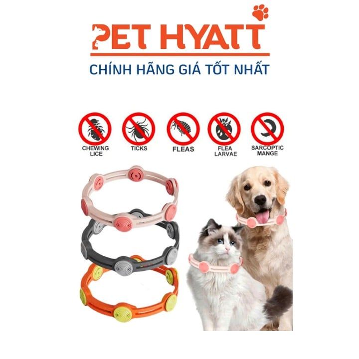 Vòng Cổ Tinh Dầu Ngưà Côn Trùng Bọ Chét Cho Chó Mèo