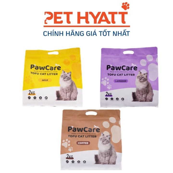 Cát Đậu Nành Cho Mèo PAWCARE Nhiều Hương