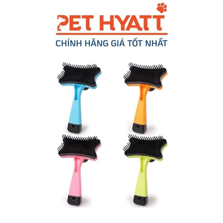 Lược Chải Lông Rối Cán Cao Su TAOTAOPETS