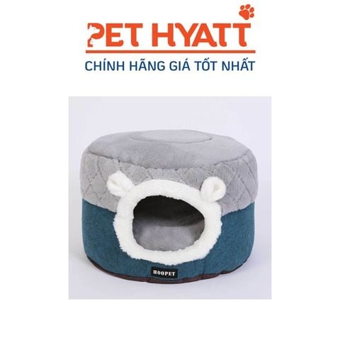  Ổ Nệm 2in1 Cửa Ra Vào Mặt Gấu Cho Thú Cưng 
