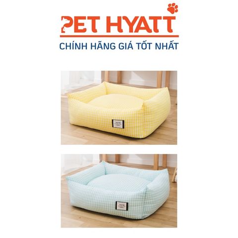  Nệm Cotton Đũi Caro Cho Thú Cưng 