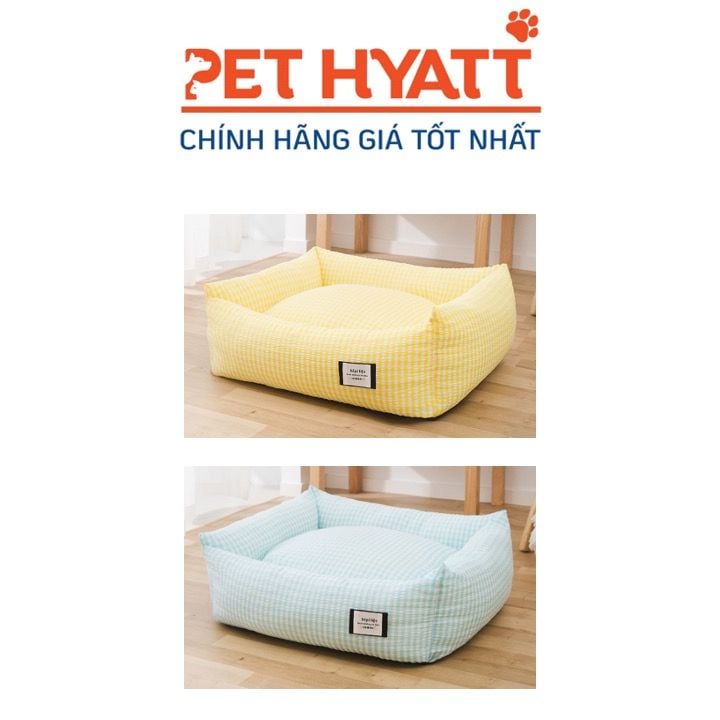 Nệm Cotton Đũi Caro Cho Thú Cưng