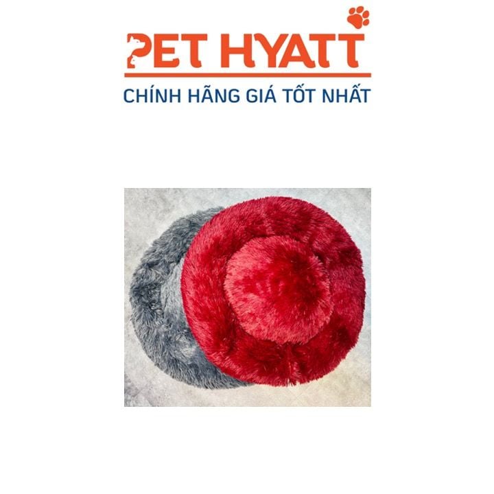 Nệm Lông Tròn Cao Cấp Dành Cho Thú Cưng