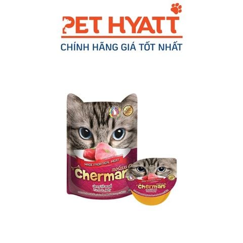  Pate Cho Mèo CHERMAN  Nhiều Vị 