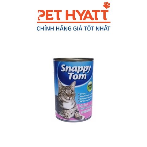  Pate Lon Dành Cho Mèo SNAPPY TOM Nhiều Vị 400GR 