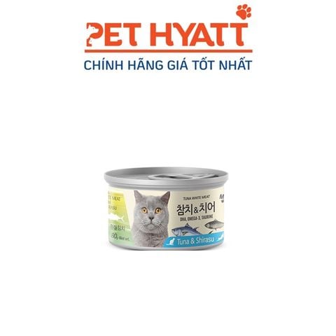  Pate Hộp Dành Cho Mèo Vị Cá Ngừ & Cá Cơm MEOWOW  Tuna & Shirasu 