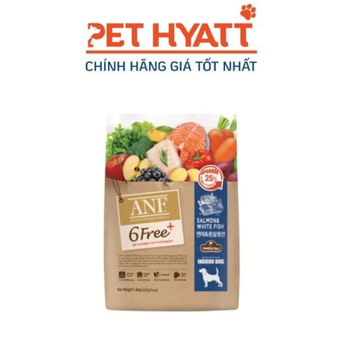  Hạt Cho Chó Mọi Lứa Tuổi Vị Cá Hồi & Cá Trắng ANF 6FREE Plus Salmon & White Fish 