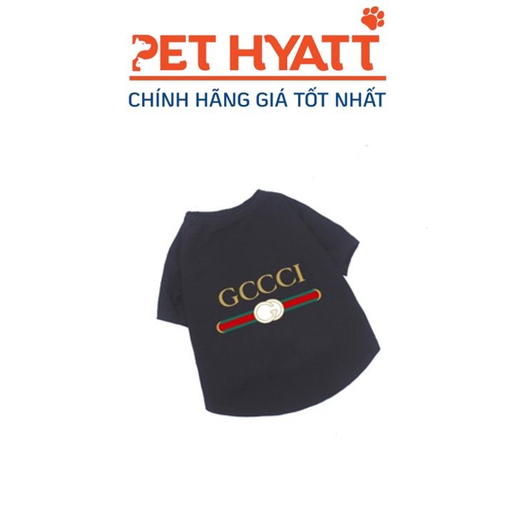 Áo Thun Tag Gucci Đen Cho Thú Cưng