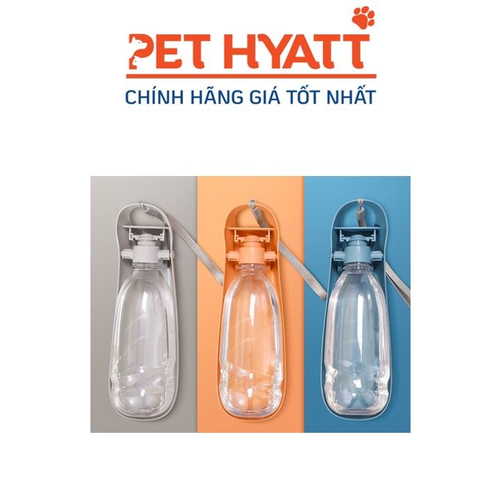 Bình Nước Du Lịch Chữ L Cho Thú Cưng 550ml