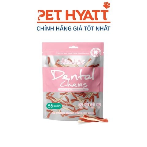  Bánh Thưởng Hình Xương Gặm Sạch Răng Cho Chó Hình Thanh Que Vị Nam Việt Quốc ALTIMATE PET Dental Chews Cranberry Extract 