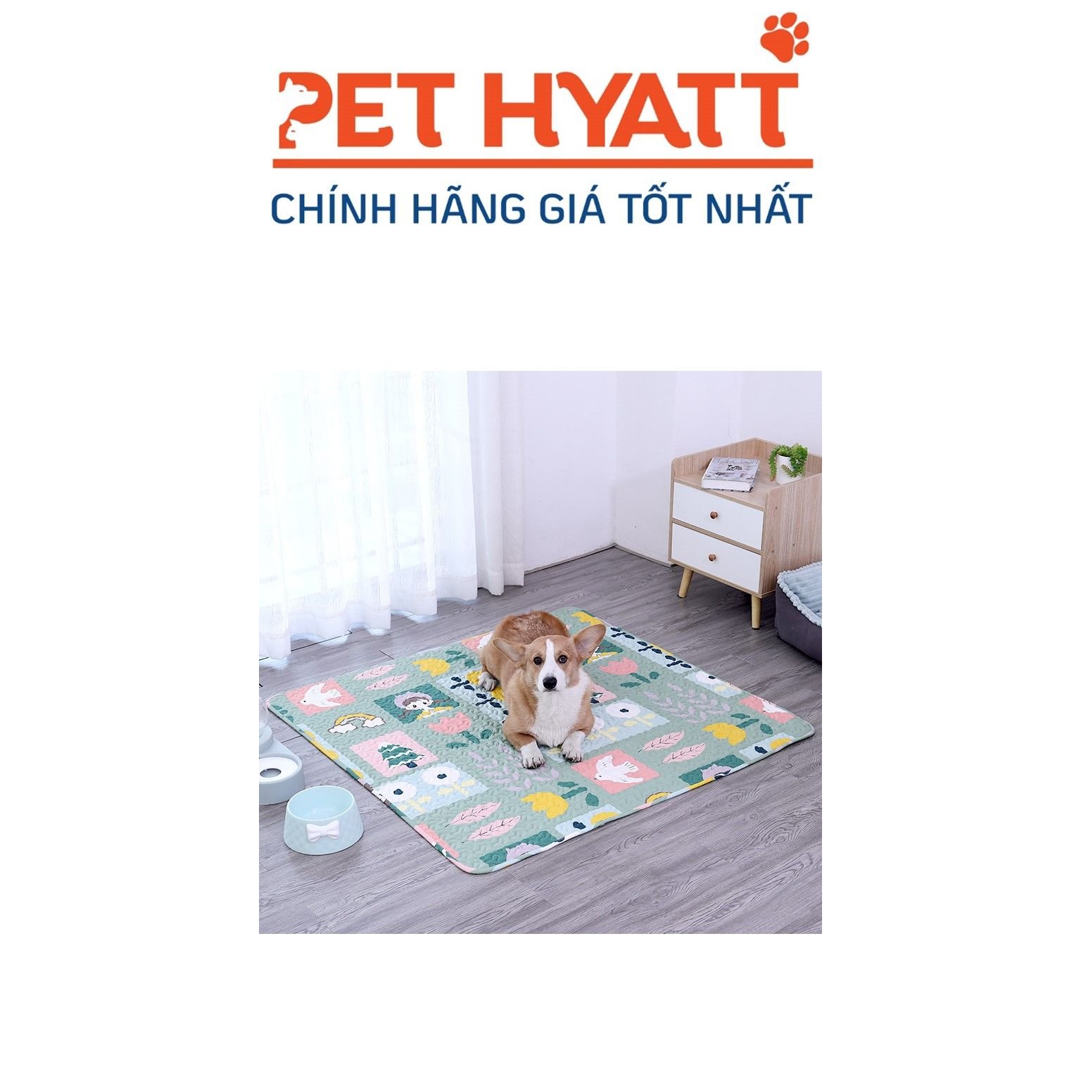 Thảm Lót Trải Sàn Mùa Hè Cho Thú Cưng