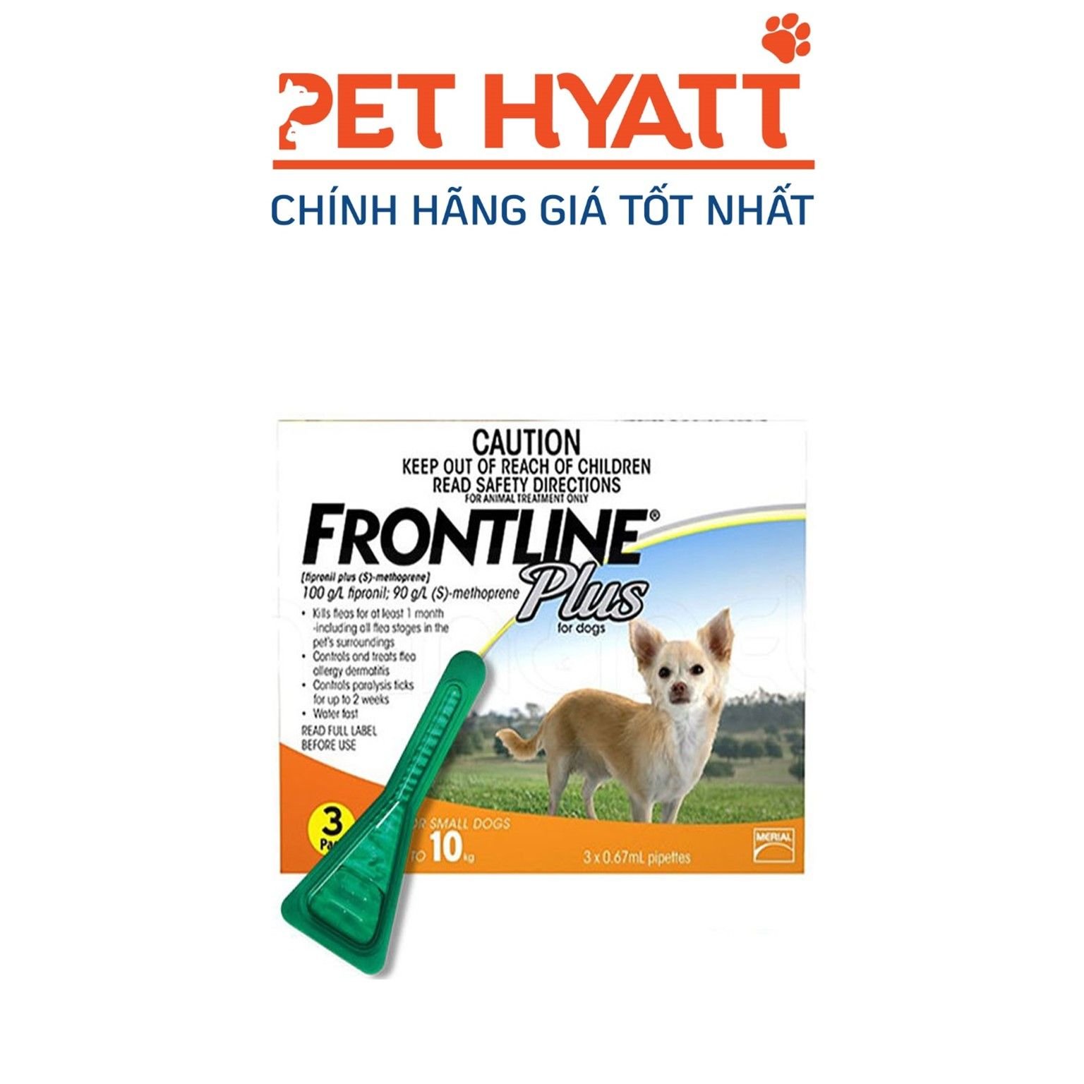 Nhỏ Gáy Trị Ve Cho Chó & Chó Con FRONTLINE Dưới 10kg