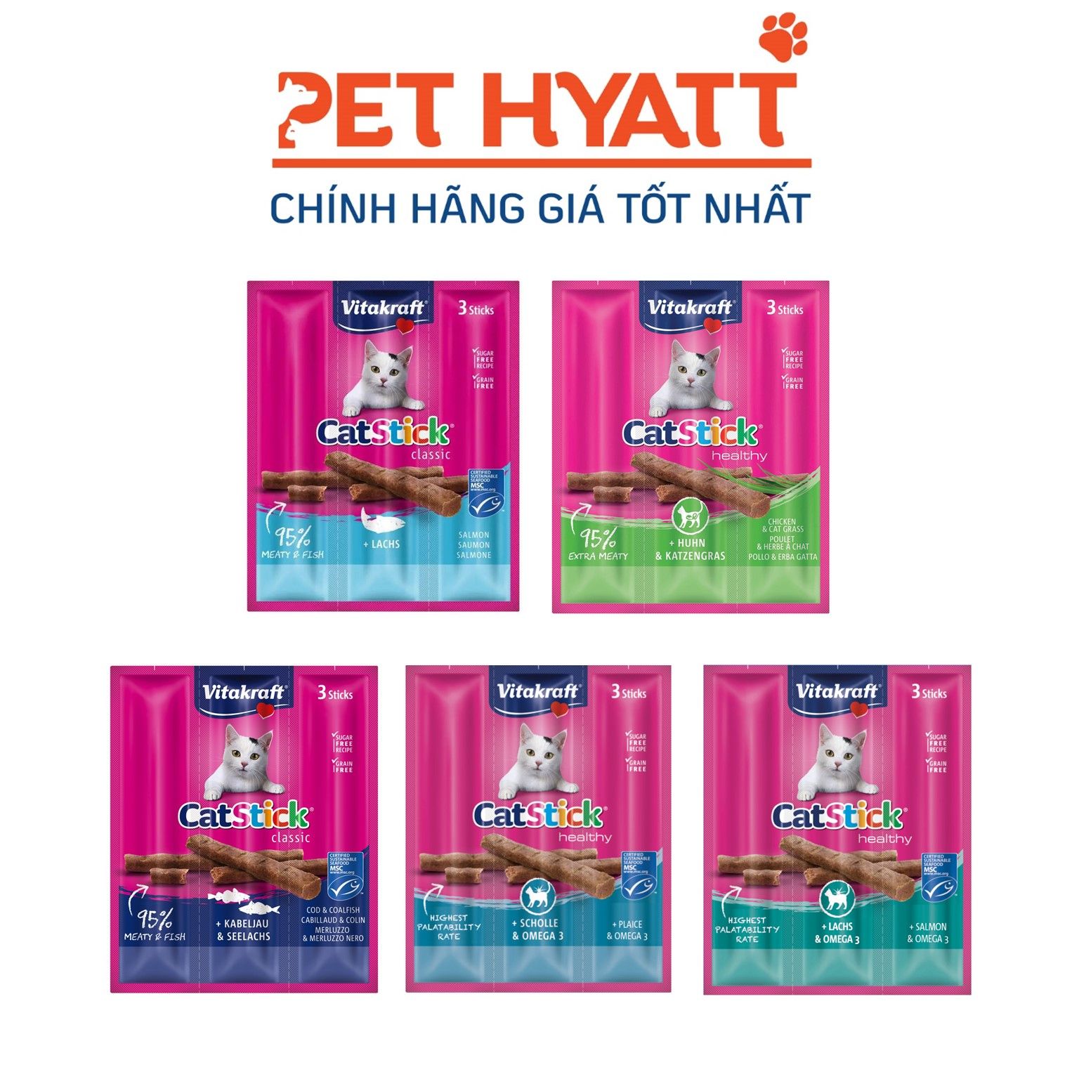 Que Thưởng Dành Cho Mèo VITAKRAFT Cat Stick