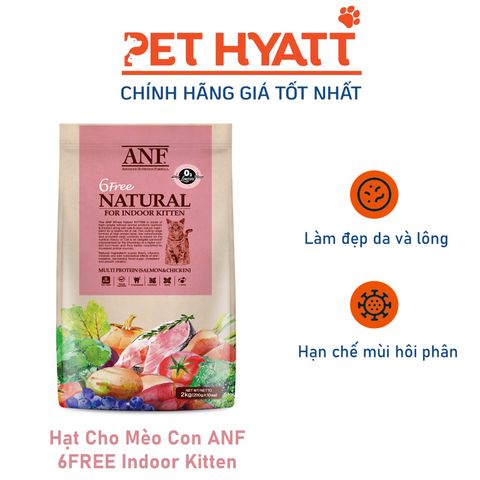  Hạt Cho Mèo Con ANF 6FREE Indoor Kitten 