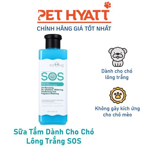  Sữa Tắm Dành Cho Chó Lông Trắng SOS 