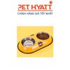 Bát Ăn Đôi Inox Thép Không Gỉ Hoạt Hình Cho Thú Cưng