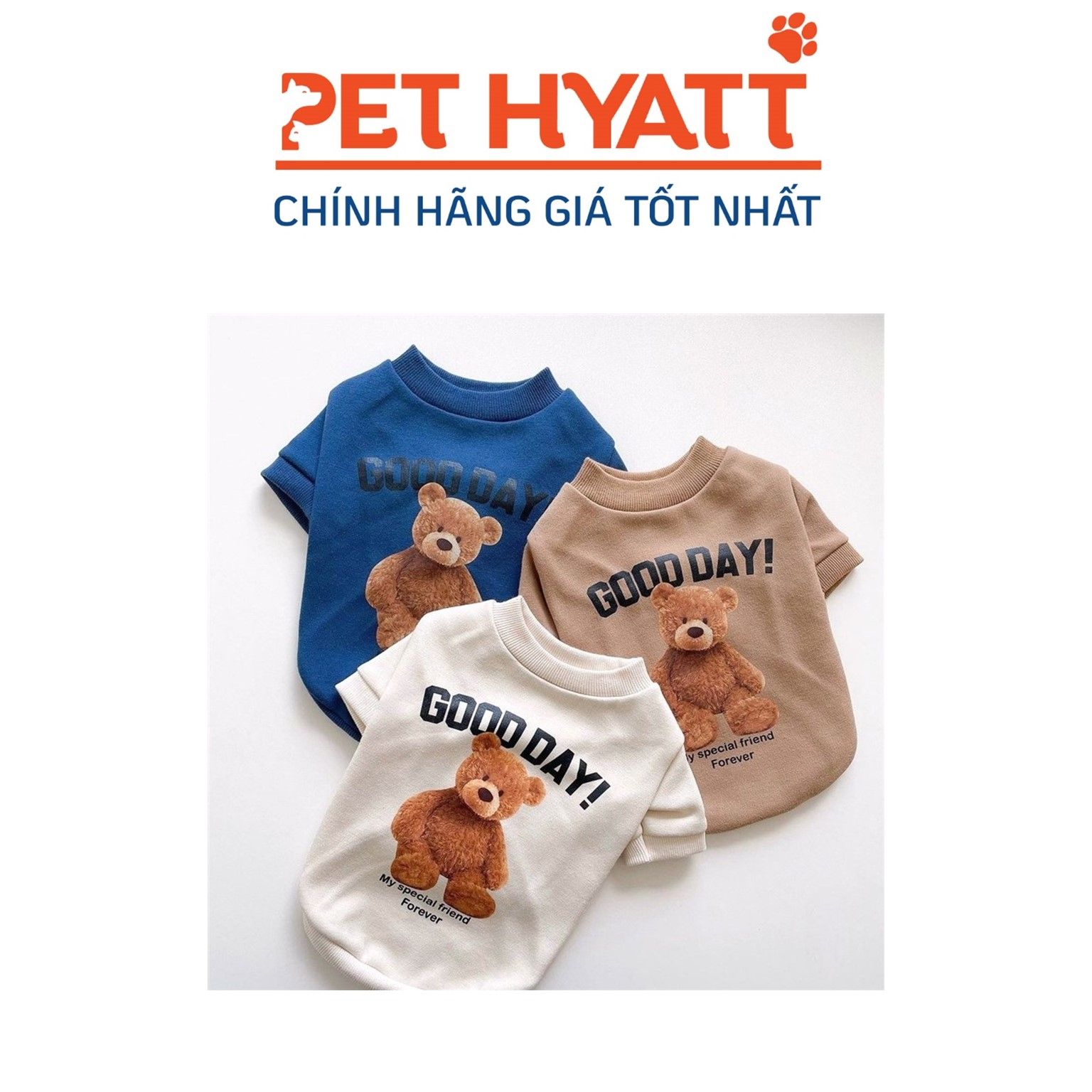 Áo Thun Gấu Good Day Cho Thú Cưng
