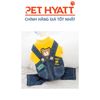 Bộ Áo Liền Quần Thêu Hình Gấu Cho Thú Cưng