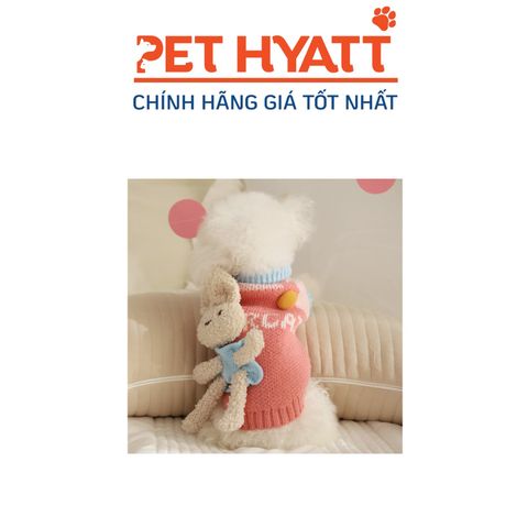  Áo Len Đính Kèm Gấu Nhồi Bông Ở Lưng Cho Thú Cưng 