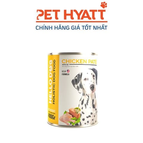  Pate Lon Dành Cho Chó Vị Gà HELLO DOG Chicken 