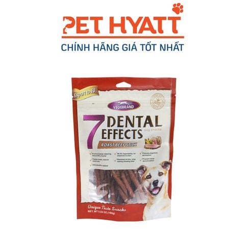  Bánh Thưởng Cho Chó Gặm Sạch Răng Vị Thịt Bò VEGEBRAND 7 Dental Effects Roast Beef Stick 