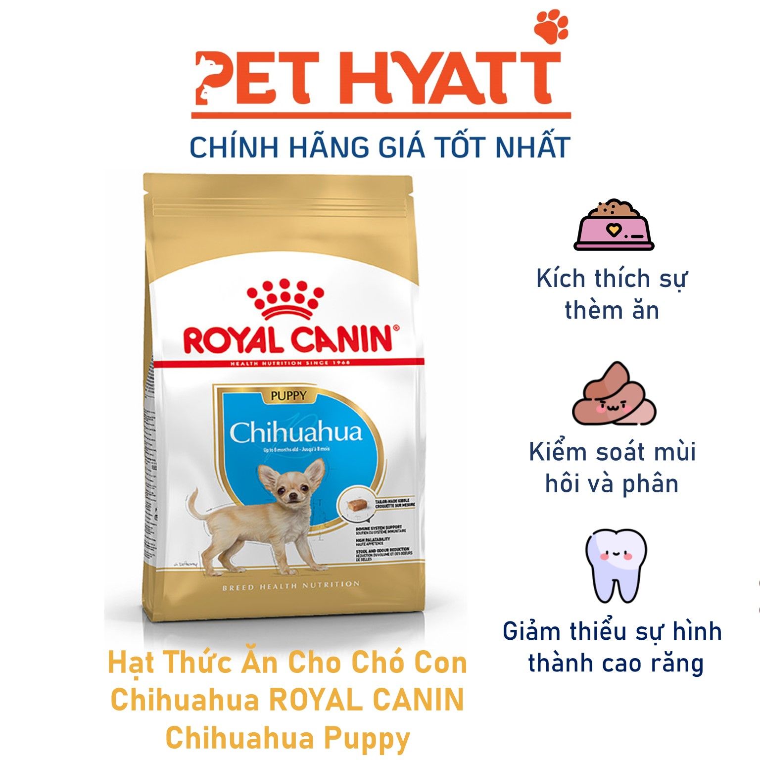 Hạt Thức Ăn Cho Chó Con Chihuahua ROYAL CANIN Chihuahua Puppy