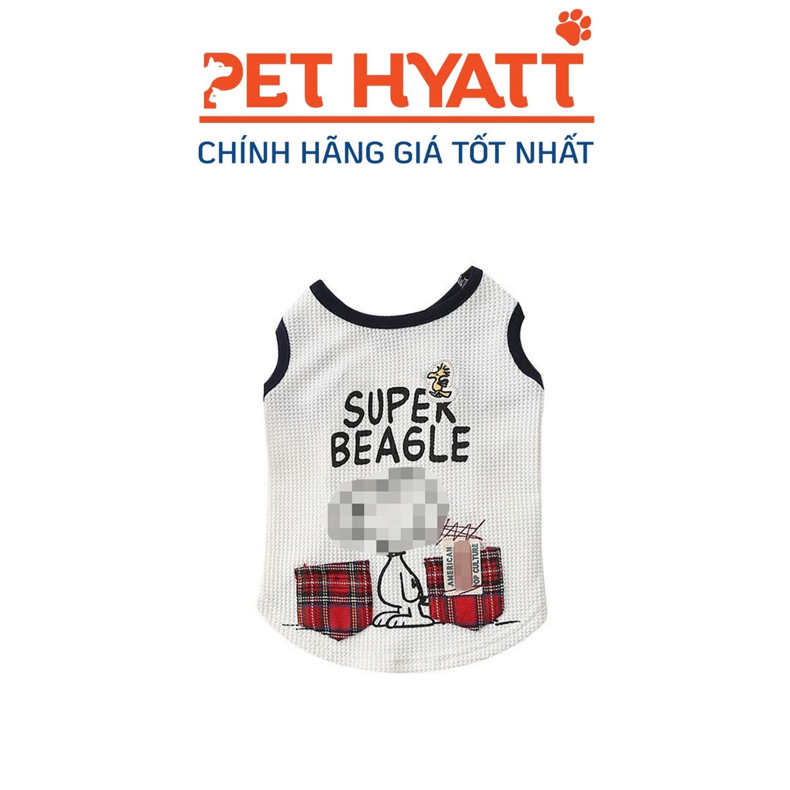 Áo Thun Sát Nách Super Beagle Cho Thú Cưng