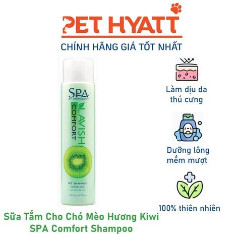  Sữa Tắm Cho Chó Mèo Hương Kiwi SPA Comfort Shampoo 