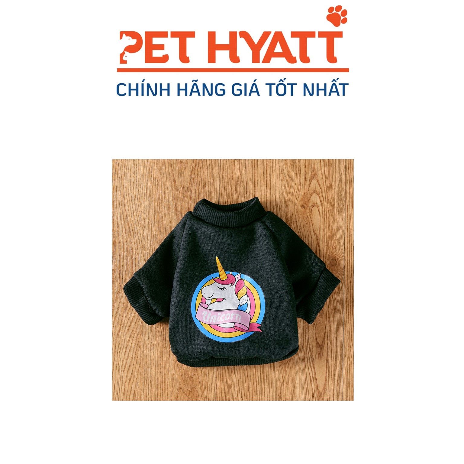 Áo Thun Nỉ Hình Unicorn Cho Thú Cưng