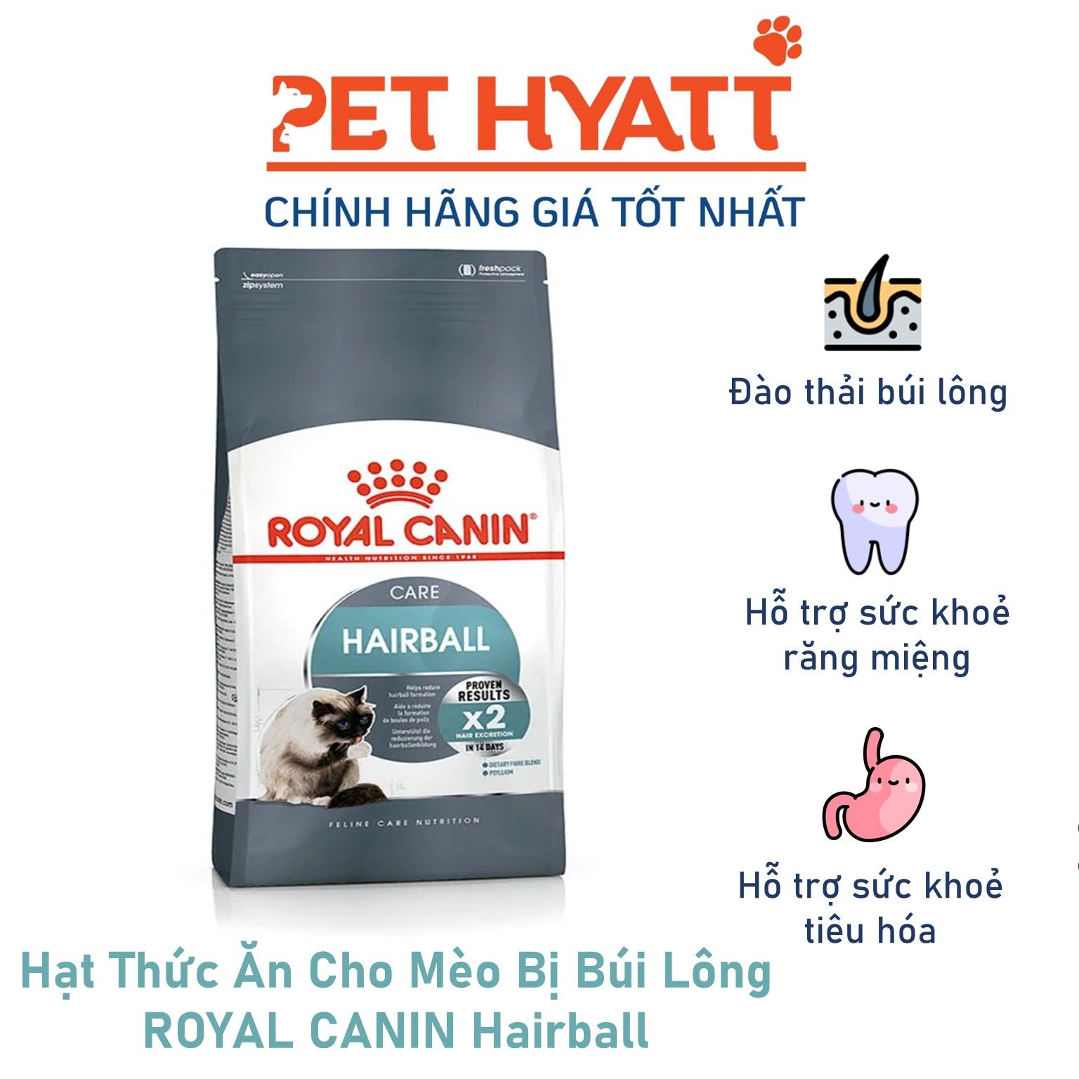 Hạt Thức Ăn Cho Mèo Bị Búi Lông ROYAL CANIN Hairball