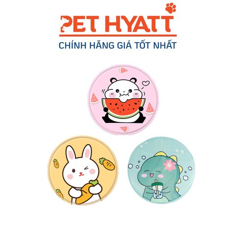  Nệm Nước Tròn Làm Mát Cho Thú Cưng 