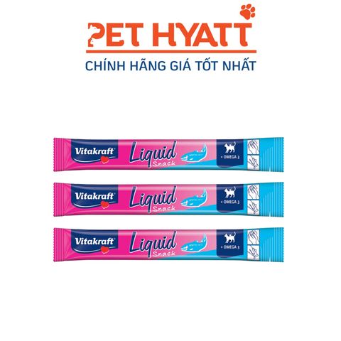  Soup Thưởng Cho Mèo VITAKRAFT Liquid Snack 15G 